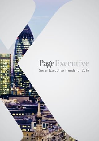 Seven Executive Trends for 2016
 