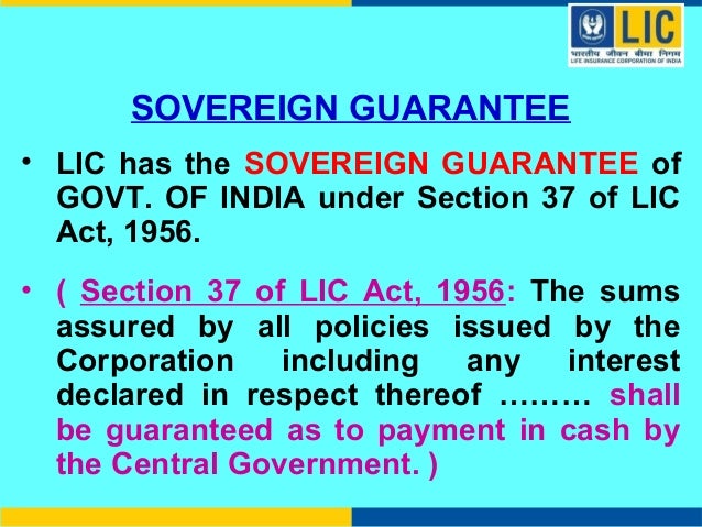 sovereign guarantee for private placement program