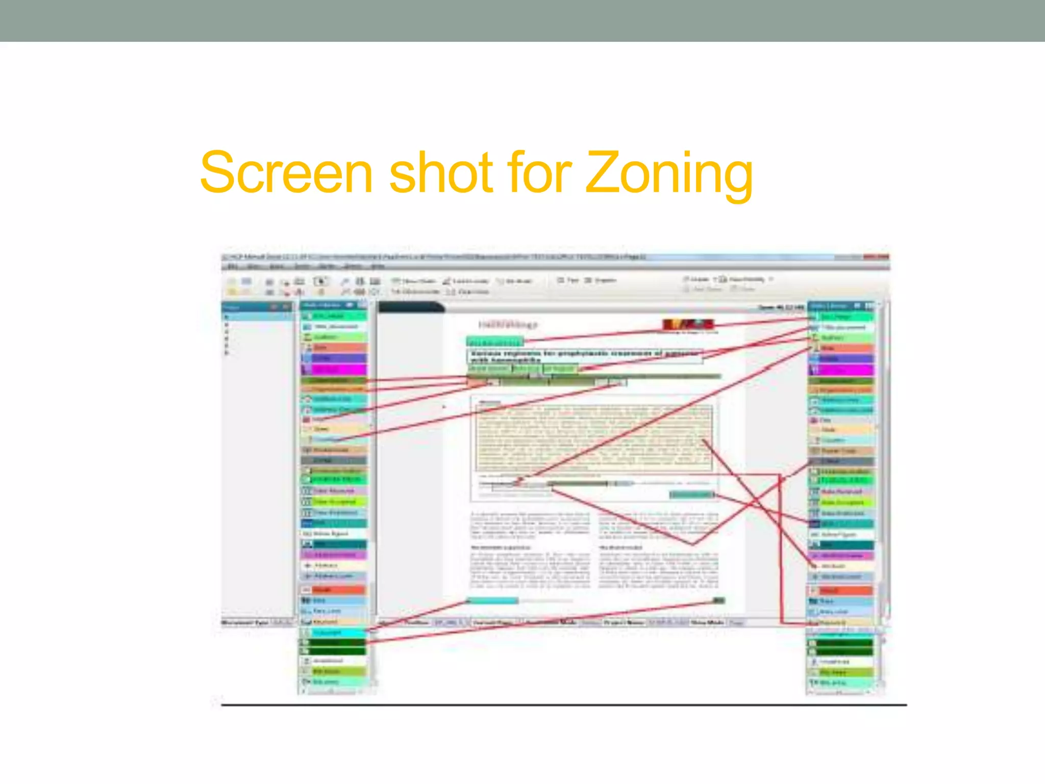 Screen shot for Zoning
 