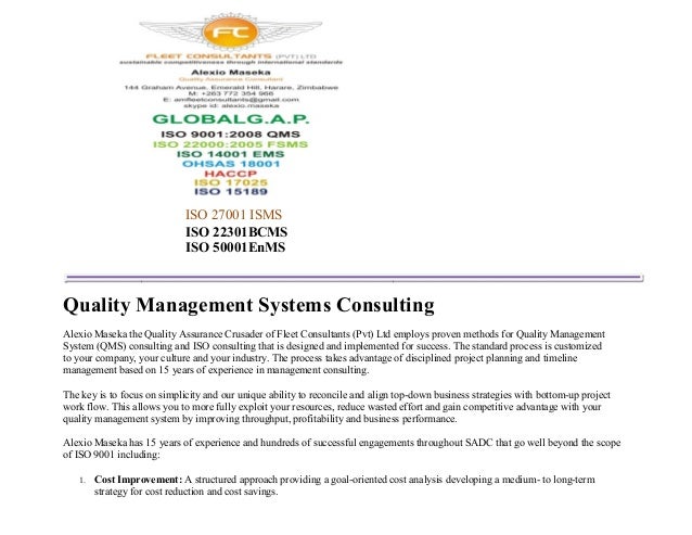 qa consultant resumes
