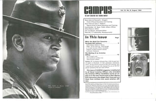 AOCS Class 14-82 Campus Magazine 1982