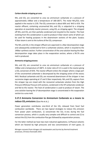 Ammonia Recovery using membrane distillation | PDF