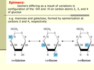 Epimerization Examples 0carbohydrates. ppt | PPT