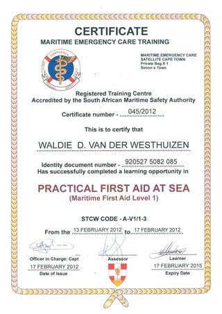 Maritime Emergency Care Training