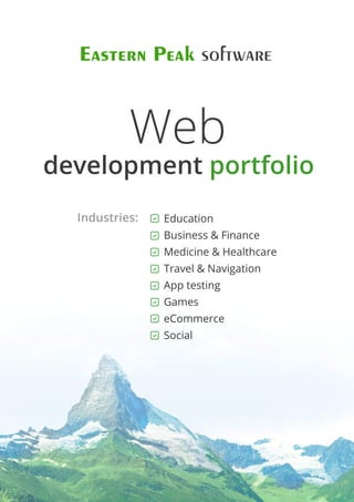 Web
developmentportfolio
Industries: Education
Business&Finance
Medicine&Healthcare
Travel&Navigation
Apptesting
Games
eCommerceeCommerce
Social
 