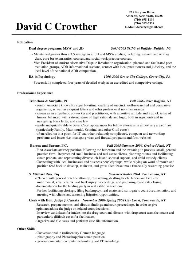 elegant resume