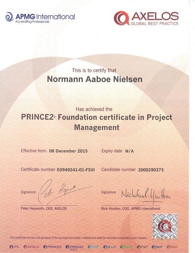 PRINCE2Foundation Deutsche