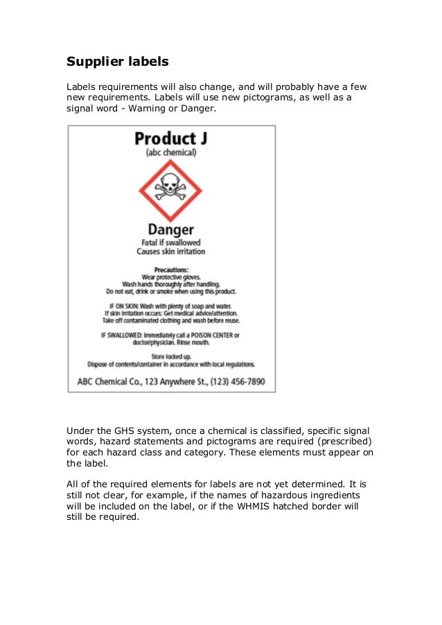 globally harmonized system signal words globally harmonized system signal words