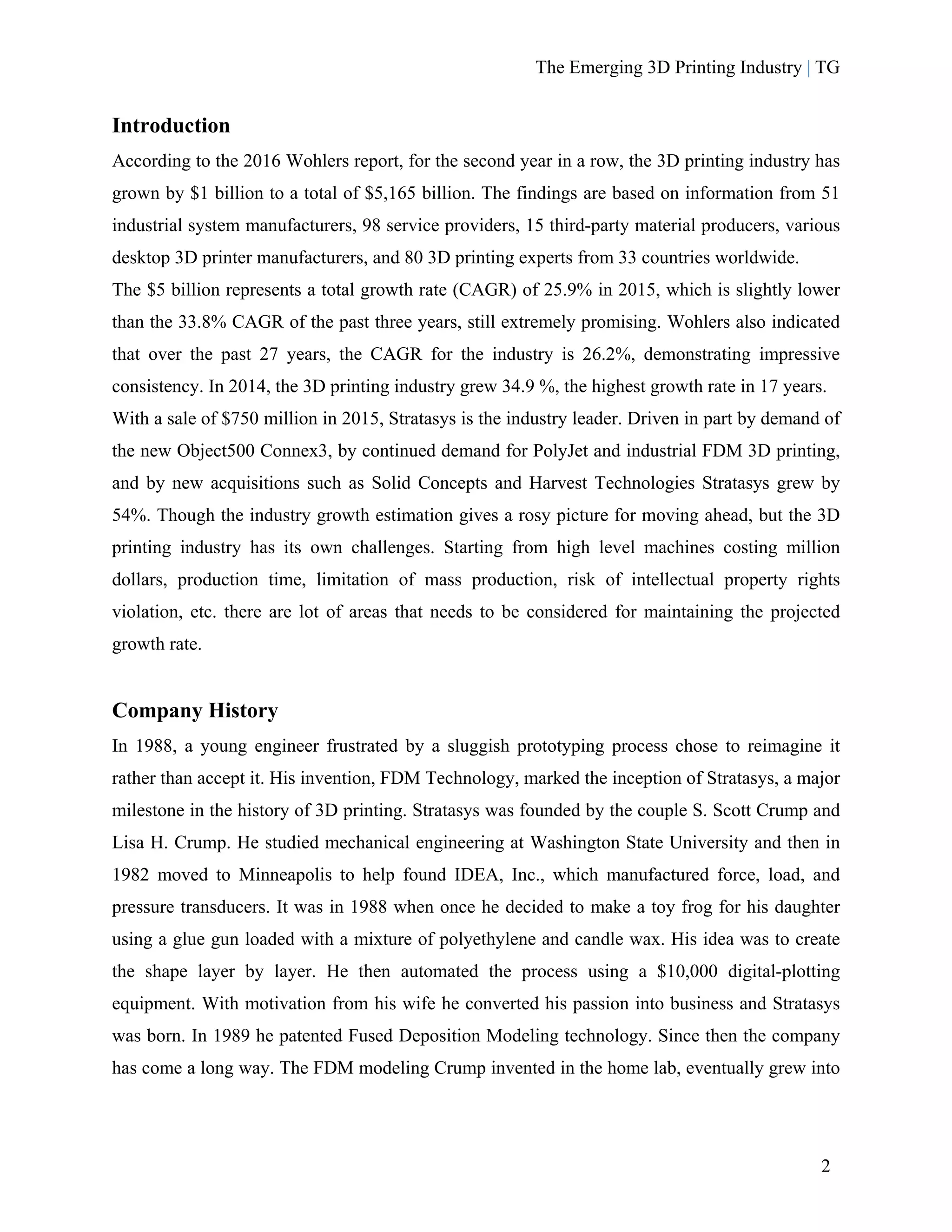 Stratasys Case Study | PDF