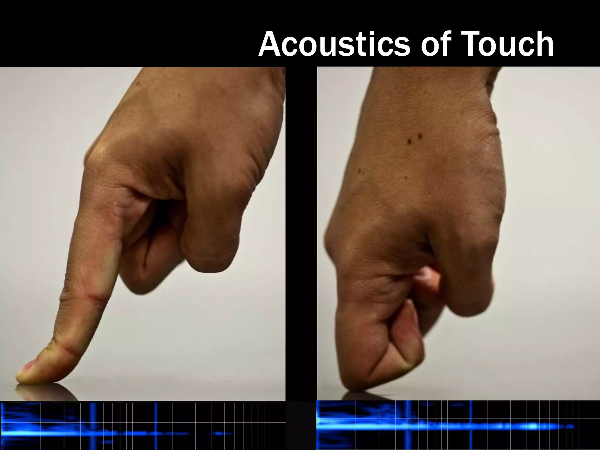 Acoustics of Touch
 