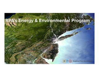 RPA’s Energy & Environmental Program
 