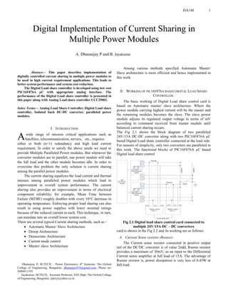 Digital Implementation of Paralleling DC_DC conv | PDF