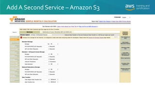 Add A Second Service – Amazon S3
 