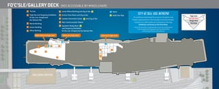 VISITOR’S
GUIDE
GETTHEFREEAPP!
MISSIONINTREPID:
EXPLOREENTERPRISE
Experiencethe
SpaceShuttlePavilion
onawholenewlevel.
WELCOME CENTER
WELCOME CENTER
FO’C’SLE/GALLERY DECK (NOT ACCESSIBLE BY WHEELCHAIR)
TOWER 1 TOWER 2 TOWER 3 TOWER 4
8
8
7
9
10
6
5
4
3
2
1
3 4
9
1 2
10
Stairs up to flight deckStairs up to flight deckStairs down to hangar deck
Fo’c’sle
Triple Stix and Temporary Exhibition:
On the Line: Intrepid and
the Vietnam War
Marine Berthing
Ammo Handling
Officer Berthing
Junior Officer Berthing and City at Sea
Anchor Chain Room and City at Sea
Combat Information Center and City at Sea
Main Communication Station
Squadron Ready Room
and Temporary Exhibition:
On the Line: Intrepid and the Vietnam War
Stairs
Audio Tour Stop
5
67
FLIGHT DECK
Gallery Deck
Hangar Deck
Third Deck
Flight Deck
GALLERY DECK
Hangar Deck
Third Deck
Flight Deck
Gallery Deck
HANGAR DECK
Third Deck
Flight Deck
Gallery Deck
Hangar Deck
THIRD DECK
THIRD DECK (ACCESSIBLE BY WHEELCHAIR)
1 General Berthing Space
Crew’s Mess and City at Sea
Galley
Pier Access to Third Deck
2
3
4
Restrooms
Elevator (Access to Hangar Deck and Flight Deck)
Stairs (up to Hangar Deck)
Audio Tour Stop
Food Service
FLIGHT DECK
Gallery Deck
Hangar Deck
Third Deck
Flight Deck
GALLERY DECK
Hangar Deck
Third Deck
Flight Deck
Gallery Deck
HANGAR DECK
Third Deck
Flight Deck
Gallery Deck
Hangar Deck
THIRD DECK
CITY AT SEA: USS INTREPID
An exhibition examining life at sea for Intrepid’s crew.
Explore spaces where crew members lived and worked.
Locations of video kiosks are indicated on the map.
Exhibition continues on the third deck.
City at Sea has been made possible in part by a major grant
from the National Endowment for the Humanities:
Celebrating 50 Years of Excellence.
ACCESSIBILITY
The Intrepid Museum is committed to providing
accessible, interactive and educational experiences
to all visitors. Because of Intrepid’s status as a
historic landmark, most, although not all, spaces are
accessible by wheelchair. Areas of the Museum that
are not accessible include the fo’c’sle, combat
information center, island, Growler and Concorde.
To learn more about accessible programs and
resources, go online to intrepidmuseum.org/access
or visit the Information Desk.
AUDIOTOURRENTALS
With tours tailored for children, adults and individuals
who are hard of hearing, and suggested stopping points
timed to fit your schedule, an audio tour is the most
complete way to experience the Museum. Rentals are
available in multiple languages.
EXIT EXIT
Exit the Museum complex on Pier 86.
EXHIBITGUIDELINES
To preserve the artifacts on display, guests are
prohibited from touching any of the exhibits or displays
and must exercise due care when taking close-up
photographs of any exhibit or display.
FIRSTAID
Please see the nearest security guard or Museum staff
member if first aid is needed.
FOODANDDRINK
Except in designated areas, no eating or drinking
is allowed at the Museum.
INFORMATIONDESK
Located on the hangar deck. For easiest access, take
the Tower 1 elevator to the hangar deck.
LOSTFOUND
If you lose an item during your visit, please check with
the Information Desk, located on the hangar deck,
before you leave. If you later discover that you have
left something behind, call 212-957-7036 between the
hours of 9:00am and 5:00pm EST.
PHOTOGRAPHYANDVIDEO
You’re welcome to take photographs and video for
your personal use during your visit. Please contact our
Public Relations Department for written permission to
take commercial photography or video.
RESTROOMS
There are four restrooms located throughout the
Museum complex. Please see each deck map for the
one nearest you.
SAFETYANDSECURITY
Minor children should not be left unattended. All guests
under the age of 16 must be accompanied by an adult
while visiting the Museum—there are no exceptions.
For youth/student groups, at least one (1) chaperone is
required for every ten (10) children.
SIMULATORS
Experience our virtual flight zone in our three exciting
simulators: G-Force Encounter, XD Theater (located in
the Exploreum on the hangar deck) and Transporter FX
(located on the pier). Tickets may be purchased at each
simulator. Height restrictions apply.
SMOKING
Smoking, including smokeless electronic cigarettes, is
strictly prohibited anywhere on Museum property or
inside any exhibit area. Smoking on Pier 86 is prohibited
by law. The only area where smoking is permitted is on
the sidewalk of 12th Avenue.
SOUVENIRPHOTOS
Sharpshooter Imaging provides souvenir photography
and products to Museum guests. Guests have the
opportunity to pose in front of a blue screen located
near the entrance of submarine Growler and in the
Space Shuttle Pavilion. Upon exiting the exhibits,
guests will be able to see their finished images in
settings with sea, air and space themes.
A QUICK REFERENCE GUIDE FOR YOUR VISIT
GET THE FREE APP! MISSION INTREPID: EXPLORE ENTERPRISE
Experience the Space Shuttle Pavilion on a whole new level.
Apple, the Apple logo, iPad, and iPhone are trademarks of Apple Inc., registered in the U.S.
and other countries. App Store is a service mark of Apple Inc.
BECOME A MEMBER A membership to the Intrepid Museum pays for itself
after just two visits. Stop by the Information Desk or Box Office, call 646-381-5030
or visit us online at intrepidmuseum.org to learn how you can turn today’s ticket
into a year of membership.
intrepidmuseum.org
 