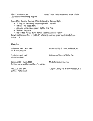 Shirley Furlow 1 | PDF