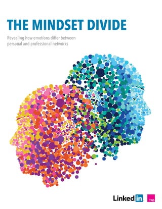 THE MINDSET DIVIDE
Revealing how emotions differ between
personal and professional networks
 