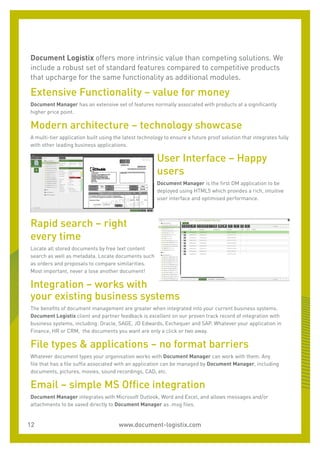 Document Logistix Press Pack | PDF