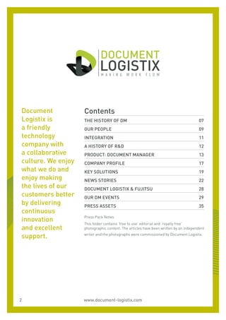 Document Logistix Press Pack | PDF