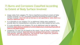Burns Corrosion Guidelines | PPTX
