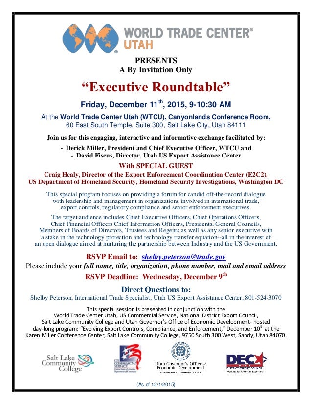 Virtual Roundtable Invite Roundtable Examples | Conducting a Virtual Roundtable: Everything You ...