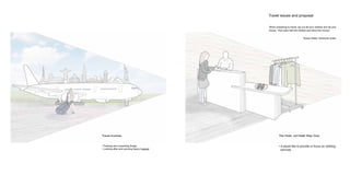 Travel issues and proposal
‘When preparing to travel, lay out all your clothes and all your
money. Then take half the clothes and twice the money’
Susan Heller, American writer
Travel involves;
• Packing and unpacking things
• Looking after and carrying heavy luggage
The Hotel, not Hotel/ Stop Over;
• It would like to provide or focus on clothing
services
 