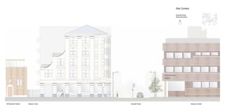 39 Moreland Street Goswell Road Spencer StreetMasons Yard
City University (London)
Tait Building
Site Context
Goswell Road
Street Elevation
N
 