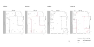 MORELANDSTREET
GOSWELL ROAD
Store
Reception
Office
Office
Stair
250-252GOSWELLROAD
Office
Office
MORELANDSTREET
GOSWELL ROAD
Store
Workroom
Workroom
Stair
250-252GOSWELLROAD
WC
WC
Store
Workroom
Workroom
Lift
Lobby
GROUND FLOORBASEMENT
Deliveries
Main Entrance
Unit
Entrance
N
MORELANDSTREET
GOSWELL ROAD
Store
Reception
Office
Office
Stair
250-252GOSWELLROAD
Office
Office
MORELANDSTREET
GOSWELL ROAD
Store
Workroom
Workroom
Stair
250-252GOSWELLROAD
WC
WC
Store
Workroom
Workroom
Lift
Lobby
GROUND FLOORBASEMENT
Deliveries
Main Entrance
Unit
Entrance
N
MORELANDSTREET
GOSWELL ROAD
Store
Reception
Office
Office
Stair
250-252GOSWELLROAD
Office
Office
MORELANDSTREET
GOSWELL ROAD
Store
Workroom
Workroom
Stair
250-252GOSWELLROAD
WC
WC
Store
Workroom
Workroom
Lift
Lobby
GROUND FLOORBASEMENT
Deliveries
Main Entrance
Unit
Entrance
N
MORELANDSTREET
GOSWELL ROAD
Store
Reception
Office
Office
Stair
250-252GOSWELLROAD
Office
Office
MORELANDSTREET
GOSWELL ROAD
Store
Workroom
Workroom
Stair
250-252GOSWELLROAD
WC
WC
Store
Workroom
Workroom
Lift
Lobby
GROUND FLOORBASEMENT
Deliveries
Main Entrance
Unit
Entrance
N
Existing Plan Demolition plan Existing Plan Demolition plan
Building address 254-258 Goswell Road
Clerkenwell EC1V 7EB
Project Stop Over. Hotel not Hotel
Scale 1:100N
 