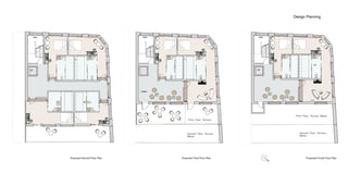 Proposed Second Floor Plan Proposed Third Floor Plan Proposed Fourth Floor Plan
Stair
Lift
Coffee
Lift
Stair Stair
Lift
N
Design Planning
 
