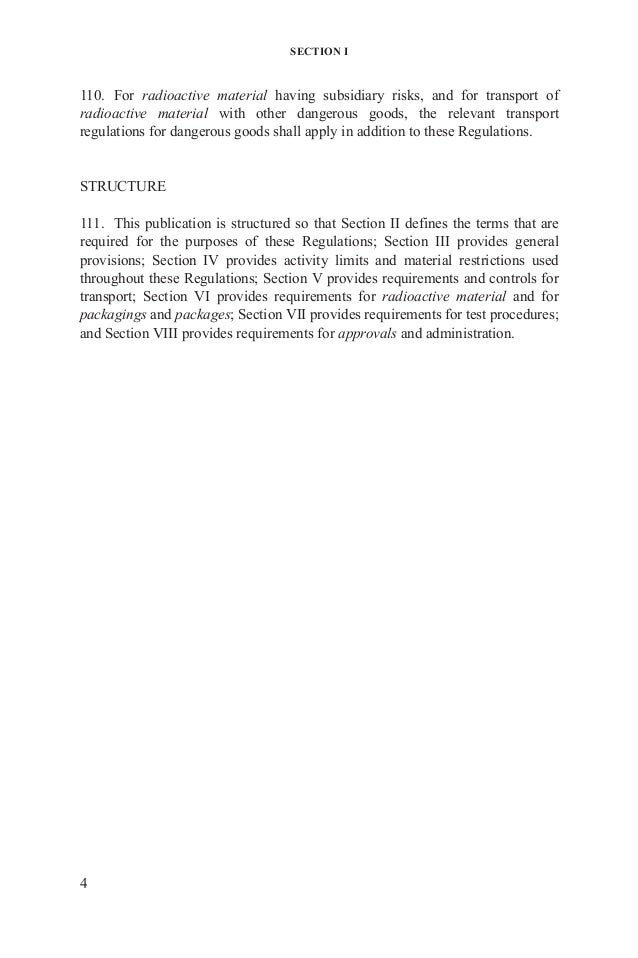 Regulations for the Safe Transport of Radioactive Material 2012 Editi…