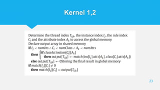 Kernel 1,2
23
 
