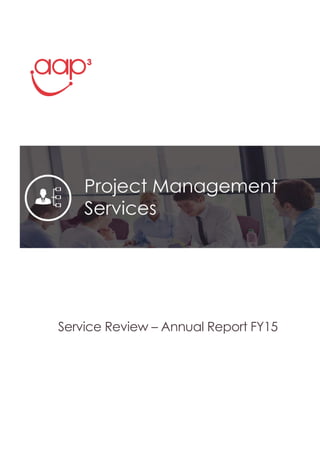 Service Review – Annual Report FY15
 