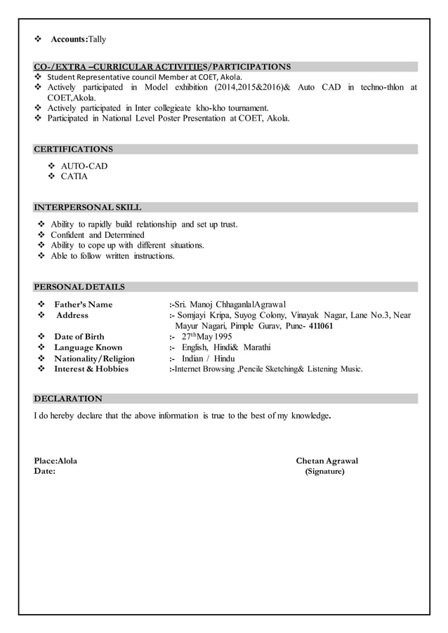 CHETAN_RESUME new 1 | PDF