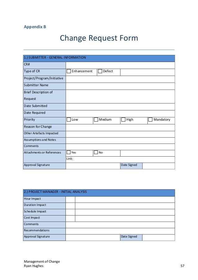 employee shift change form
