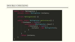 DOUBLE CHECKING
 