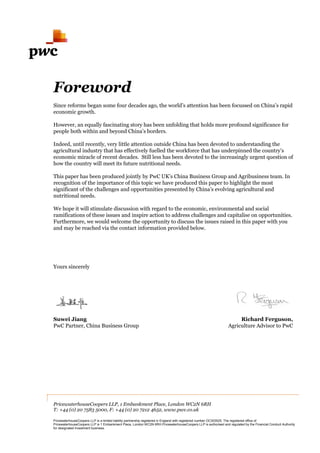 &
-'."&/0#&'1$23&4$$5&'3(66-7(+(89%0:;9&:#(-<0"&7(6$:=$:(>4)?(@AB(
CD(EFF(G*H()*(I,JK(,***7(LD(EFF(G*H()*(I)+)(F@,)7(///M5/"M"$M2;(
PricewaterhouseCoopers LLP is a limited liability partnership registered in England with registered number OC303525. The registered office of
PricewaterhouseCoopers LLP is 1 Embankment Place, London WC2N 6RH.PricewaterhouseCoopers LLP is authorised and regulated by the Financial Conduct Authority
for designated investment business.
/0).10)2'
)-"."/0-&1*"2'34&&
5"2)+)*6&#.&)78#,,9&:#%-0.#'0.1&%'"*9&3#%&()).&8.:",$0.1&'3#'&3",$%&/"*)&;*":"8.$&%01.0:0-#.-)&:"*&
; &
<.$))$6&8.'0,&*)-).',96&+)*9&,0'',)&#'').'0".&"8'%0$)&=30.#&3#%&()).&$)+"')$&'"&8.$)*%'#.$0.1&'3)&
)-"."/0-&/0*#-,)&":&*)-).'&$)-#$)%4&&>'0,,&,)%%&3#%&()).&$)+"')$&'"&'3)&0.-*)#%0.1,9&8*1).'&78)%'0".&":&
3"2&'3)&-"8.'*9&20,,&/))'&0'%&:8'8*)&.8'*0'0".#,&.))$%4&&
*)-"1.0'0".&":&'3)&0/;"*'#.-)&":&'30%&'";0-&2)&3#+)&;*"$8-)$&'30%&;#;)*&'"&3013,013'&'3)&/"%'&
.8'*0'0".#,&.))$%4&&
?)&3";)&0'&20,,&%'0/8,#')&$0%-8%%0".&20'3&*)1#*$&'"&'3)&)-"."/0-6&).+0*"./).'#,&#.$&%"-0#,&
*#/0:0-#'0".%&":&'3)%)&0%%8)%&#.$&0.%;0*)&#-'0".&'"&#$$*)%%&-3#,,).1)%&#.$&-#;0'#,0%)&".&";;"*'8.0'0)%4&
@8*'3)*/"*)6&2)&2"8,$&2),-"/)&'3)&";;"*'8.0'9&'"&$0%-8%%&'3)&0%%8)%&*#0%)$&0.&'30%&;#;)*&20'3&9"8&
#.$&/#9&()&*)#-3)$&+0#&'3)&-".'#-'&0.:"*/#'0".&;*"+0$)$&(),"24&
&
&
A"8*%&%0.-)*),9&
!
& ! !
"#$%&!'&()*! +&,-(./!0%.*#12)3!
B2=&B#*'.)*6&=30.#&C8%0.)%%&D*"8;& E1*0-8,'8*)&E$+0%"*&'"&B2=&
&
 