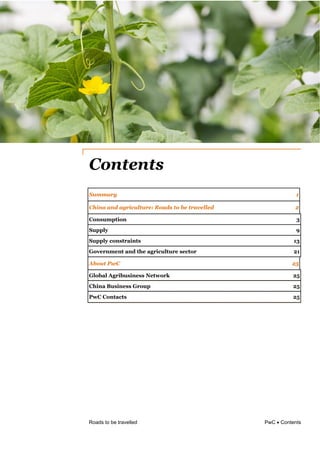 Roads to be travelled PwC Contents
&
!0$-.$-&'
3+44%)5' 6
!"#$%'%$2'%()#*+,-+).7'80%2&'-0'9.'-)%:.,,.2' ;
42)1#567&2)! 8
"#669:! ;
"#669:!,2)17.(&)71! <8
=2>%.)5%)7!()/!7-%!(*.&,#97#.%!1%,72.! ?<
<90+-'=1!' ;>
=92@(9!A*.&@#1&)%11!B%7$2.C! ?D
4-&)(!E#1&)%11!=.2#6! ?D
F$4!42)7(,71! ?D
&
&
 