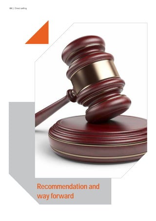 Recommendation and
way forward
69 | Direct selling
 