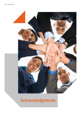 Acknowledgements
89 | Direct selling
 