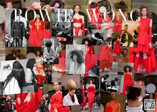 H A I R  E T C .
- 7 4 - - 7 5 -
T H E O B S E S S I O N S
BOWIE WONGPARIS FASHION WEEK SS15 HAUTE COUTURE
PHOTOGRAPHED BY Joshua Fitoussi
 