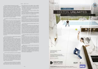 - 1 6 -
T H E A R T I S T
Πώς είναι η διαδικασία της δηµιουργίας µιας κολεξιόν;
Όταν δουλεύεις στη µόδα,έχεις πολύ συγκεκριµένα deadlines.Εγώ,
για παράδειγµα,φτιάχνω δύο συλλογές το χρόνο – Χειµώνα και
Καλοκαίρι – και ξεκινώ να δουλεύω την κάθε κολεξιόν ένα χρόνο
προηγουµένως.Γιαπαράδειγµα,τώρατοΜάρτιοδουλεύωτησυλλογή
«Χειµώνας 2016».Που αυτό σηµαίνει ότι πρέπει να έχω ετοιµαστεί
από αρκετά πιο πριν: Να παραγγείλω τις κλωστές, να σκεφτώ τα
σχήµατατωντσαντών,ναετοιµάσωτιςυφάνσεις,ναφτιάξωέναmood-
board µε το πώς θέλω να προχωρήσω.Και όταν είµαι έτοιµη,ξεκινώ
την παραγωγή των δειγµάτων µε περίπου 50 τσάντες και 20 εσάρπες.
Με αυτά τα δείγµατα λαµβάνω µέρος στα διάφορα trade shows και
εκθέσεις,όπου τα βλέπουν οι µελλοντικοί αγοραστές – καταστήµατα
δηλαδή- και βάζουν τις παραγγελίες χονδρικώς.
Στο µυαλό σου τι «γεννιέται» πρώτα:Το design ή το χρώµα της
τσάντας;
Όπως φαντάζεσαι, γίνονται όλα µε µια σειρά. Πρώτα παραγγέλλω
τα color cards από τις εταιρείες από τις οποίες προµηθεύοµαι τις
κλωστές.Από τα color cards που παίρνω,παίρνω µια ιδέα για το ποιά
χρώµατα θα επικρατήσουν την επόµενη σεζόν. Έτσι προσχεδιάζω
τη θεµατική που θα ήθελα να έχει η κολεξιόν, µε βάση αυτούς τους
χρωµατισµούς και µε βάση όσα έχω διαβάσει από forecasting books
ή blogs. Μετά αρχίζω να συλλέγω references - εικόνες δηλαδή που
θα µπορούσαν να µε εµπνεύσουν. Πηγή έµπνευσης µπορεί ακόµα
να αποτελέσει µια επίσκεψή µου σε ένα µουσείο, όπου είδα για
παράδειγµα κάποια αντικείµενα κεραµικής τέχνης µε αναφορές
στην ιταλική αναγέννηση. Όταν αποφασίσω το ύφος της κολεξιόν,
παραγγέλλωτιςκλωστές,πουδιαφέρουνσεποιότηταανάλογαµετην
εποχή. Όµως,πάντα φροντίζω να έχω µια µεγάλη γκάµα χρωµάτων
για να µπορώ να δηµιουργώ διάφορες θεµατικές µέσα στην ίδια τη
συλλογή.Αυτό το κάνω για να µπορώ να ικανοποιώ εµπορικά ένα
πιο ευρύ κοινό.
Άρα,στην ουσία,ξεκινάς απ’το χρώµα µιας κλωστής! Μετά πώς
φτάνεις σε µια ολοκληρωµένη τσάντα;
Μετάστήνεταιοαργαλειός,όπουτοποθετούνταιµεβάσητηνύφανση
οικλωστέςπουέχωπαραγγείλεικαιξεκινώναφτιάχνωµικράδείγµατα.
Τακόβω,τακρεµάωγύρω-γύρω,ταπαίρνωστοσπίτι,τααλλάζω,παίζω
µαζί τους, τα χαλάω, τα ξαναφτιάχνω. Ώσπου να καταλήξω, ώσπου
να αποφασίσω ότι έχει βγει το αποτέλεσµα που θέλω.Αυτή είναι η
πιο ωραία φάση όλης της δηµιουργίας.Και η πιο ψυχοφθόρα! Όµως
σιγά σιγά αρχίζει να δηµιουργείται µια ολοκληρωµένη γκάµα από
υφάσµατα,που µπορεί να είναι 100 µέτρα στο σύνολό της.Από κάθε
κοµµάτιφτιάχνεταικαιένασυγκεκριµένοσχέδιοτσάντας.Παράλληλα
σχεδιάζω τα design των τσαντών,τα οποία θα σταλούν στη συνέχεια,
µαζί µε τα τελικά υφάσµατα, σε ένα εργοστάσιο δερµατίνων ειδών
στην Ιταλία,για να ραφτούν τα πρώτα δείγµατα.Αυτά έρχονται µετά
πίσωστοεργαστήρι,κάνωαλλαγέςκαιδιορθώσειςκαιταξαναστέλλω
στην Ιταλία για να ξεκινήσει η παραγωγή της συλλογής.
Από όλα τα υλικά που χρησιµοποιείς, ποιο είναι το αγαπηµένο
σου;
Αυτή την περίοδο δουλεύω αρκετά το λινό, γιατί ακόµη και στην
τελική του µορφή µετά από την απαραίτητη επεξεργασία, διατηρεί
την σχεδόν αρχική ακατέργαστη του µορφή - ειδικά πριν την βαφή
όταν έχει εκείνο το φυσικό µπεζ χρώµα. Η άλλη κλωστή είναι το
ρεγιόν, που είναι τεχνητό µετάξι από βισκόζη.Αυτό µ’ αρέσει για
τους αντίθετους λόγους: Επειδή περνάει από ειδική επεξεργασία,
γυαλίζει,είναι µαλακό και ραφινάτο.
Ο σύζυγος σου είναι αρχιτέκτονας.Βρίσκεις ότι έχεις εµβολίσει,
συνειδητάήασυνείδητα,στοιχείατηςαρχιτεκτονικήςστηδουλειάσου;
Σίγουρα, καθώς από τη στιγµή που είµαστε δύο καλλιτέχνες που
ζούµε και δηµιουργούµε στο ίδιο περιβάλλον,υπάρχει αναµφίβολα
µια αµφίδροµη επικοινωνία. Ζητάω συχνά των γνώµη του, γιατί αν
το καλοσκεφτείς, η υφαντική έχει και µια «αρχιτεκτονική» πλευρά
– έχεις οριζόντιες και κάθετες γραµµές / κλωστές και πρέπει να τις
«κτίσεις» πάνω σε µια σωστή βάση.
Αν δεν απατώµαι, χάρη στο σύζυγό σου γεννήθηκε η σειρά µε
ανδρικές εσάρπες,σωστά;
Ναι,κάποια στιγµή αποφάσισα να φτιάξω µια συλλογή από µαύρες
unisex εσάρπες.Χάρισα µια τέτοια στο σύζυγο µου και µετά πολλοί
φίλοι άρχισαν να µου ζητούν να τους φτιάξω κι εκείνους.
Εκτόςαπότιςεσάρπες,υπάρχεικαισυλλογήµεαντρικέςτσάντες.
Το ότι και άντρες δείχνουν ενδιαφέρον για τις δηµιουργίες σου, τι
σηµαίνει για σένα;
Οι αντρικές τσάντες είναι σχεδιασµένες µε πολλή προσοχή. Είναι
στην ουσία τρία σχέδια σε πολύ αυστηρό αλλά εύχρηστο design,
δηλαδήείναικατάλληλεςκαιγιατογραφείοκαιγιαπιοcasualχρήση.
Είναι δερµάτινες µε πολύ λίγο υφαντό και έχουν το δικό τους κοινό.
Και το Home Collection πώς προέκυψε ανάµεσα σε τσάντες,
εσάρπες και αξεσουάρ;
Πάντα ήθελα να κάνω µια συλλογή για το σπίτι,αλλά ένιωθα ότι δεν
είχατονχρόνοπουχρειαζότανγιαέρευνα,προετοιµασίακαιύφανση,
τη στιγµή που είµαι πάντα απασχοληµένη δουλεύοντας την κολεξιόν
της επόµενης σεζόν. Παρ’ όλα αυτά, έφτιαξα κάποια υφαντά για το
δικό µου σπίτι, έκανα κουρτίνες, µαξιλαράκια, ριχτάρια. Και όπως
και µε τις αντρικές εσάρπες, φίλοι άρχισαν να µου ζητούν να τους
υφάνω και για το δικό τους σπίτι. Έτσι ξεκίνησα δειλά µε µια µικρή
συλλογήαπόµαξιλάρια,µετάέκαναυφάσµαταupholsteryκαιπριναπό
µερικούς µήνες στο Home Collection προστέθηκαν και τα ριχτάρια.
Χαλιάσκέφτεσαικαθόλουναφτιάξειςήείναιεντελώςδιαφορετική
διαδικασία;
∆εν έχω ασχοληθεί µε τα rugs, αλλά είναι στα επόµενα πλάνα µου.
Τον περασµένο Ιούνιο πήγα για ένα residency στο Νaylands, ένα
µικροσκοπικό χωριό έξω από το Colchester, όπου ζει ένας master
rug weaver και έκανα κοντά του πρακτική στην ύφανση χαλιών.Είναι
εντελώς διαφορετική δουλειά,γιατί χρησιµοποιούνται διαφορετικές
κλωστές,υφάνσειςκαιτεχνικέςπουείναιπολύδιαφορετικέςκαιπολύ
δύσκολες ως χειρονακτική εργασία, γιατί το «κτύπηµα» πάνω στον
αργαλειό είναι πολύ πιο δυνατό.
Αλήθεια πώς είναι να περνάς τις µέρες σου πίσω από έναν
αργαλειό υφαίνοντας;
Είναι µια δηµιουργική διαδικασία που είναι ταυτόχρονα εντελώς
µοναχική.Αλλά όταν είµαι πάνω στον αργαλειό,χάνοµαι.Μέσα από
αυτή τη διαδικασία ενός δηµιουργικού διαλογισµού,τα χέρια και το
πνεύµα συνεργούν για να παράξουν ένα ποθητό αποτέλεσµα, που
πηγάζειµέσααπότονσυναισθηµατικόµουκόσµο.Ξεφεύγω,ξεχνάω,
είναι ένα απίστευτο ταξίδι δηµιουργίας…
 