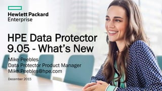 What’s New in
HPE Data Protector 9.07
Data Protector Product Management
and Pre-Sales
June 2016
INTERNAL PRESENTATION
 