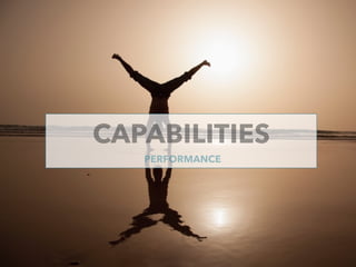 CAPABILITIES
PERFORMANCE
 