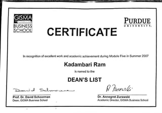 RAM-Kadambari-Master Dean's List
