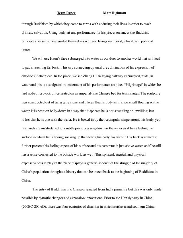 Historian term paper image