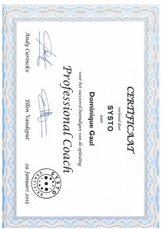 DGfinal certificationcertified Coach2015