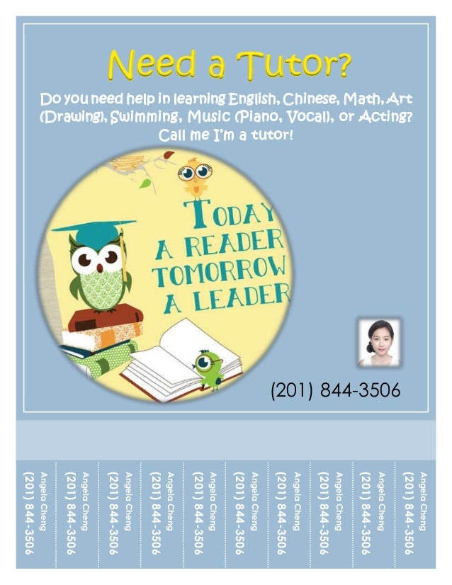 tutor flyer