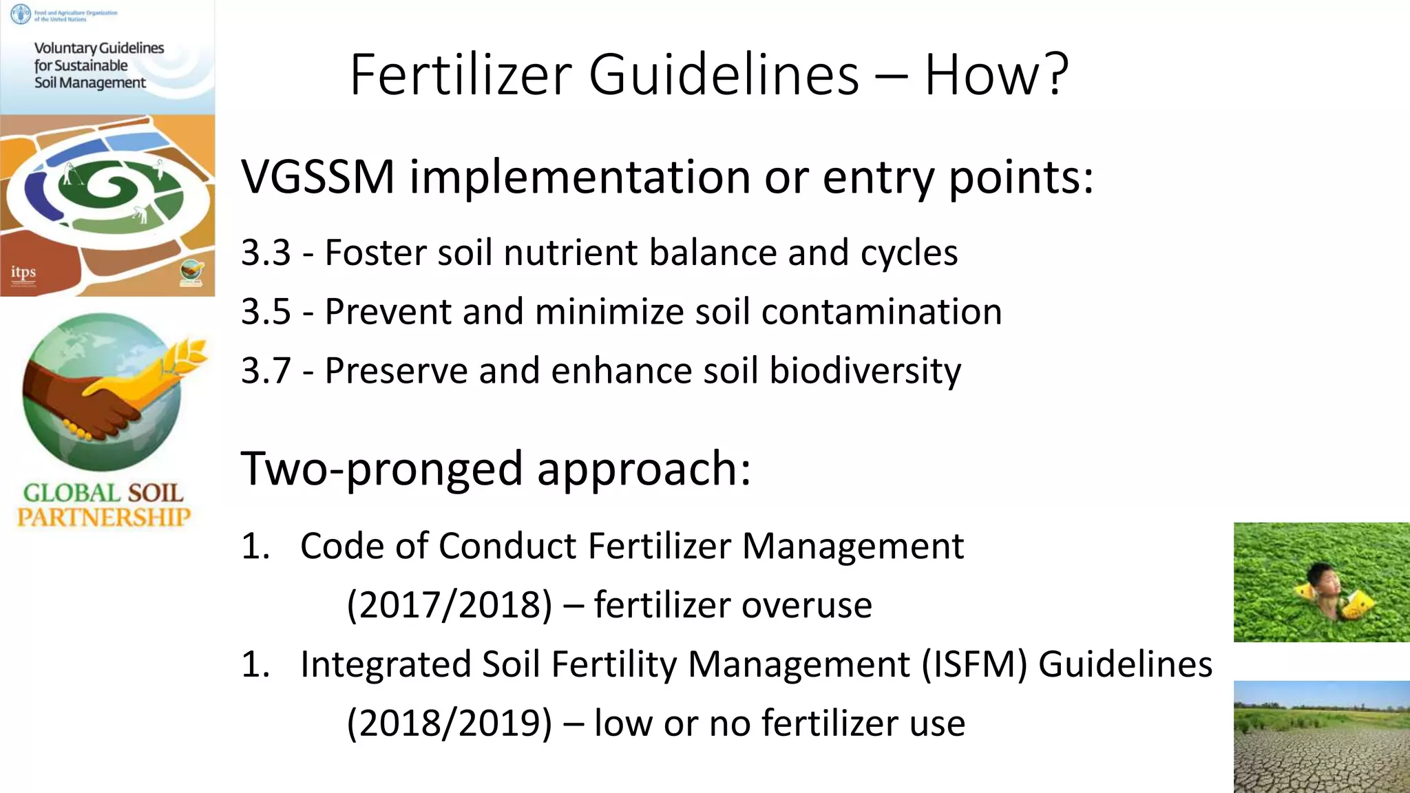Guidelines for fertilizers management PPT
