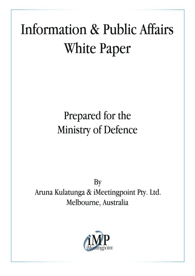 Defence white paper | PDF