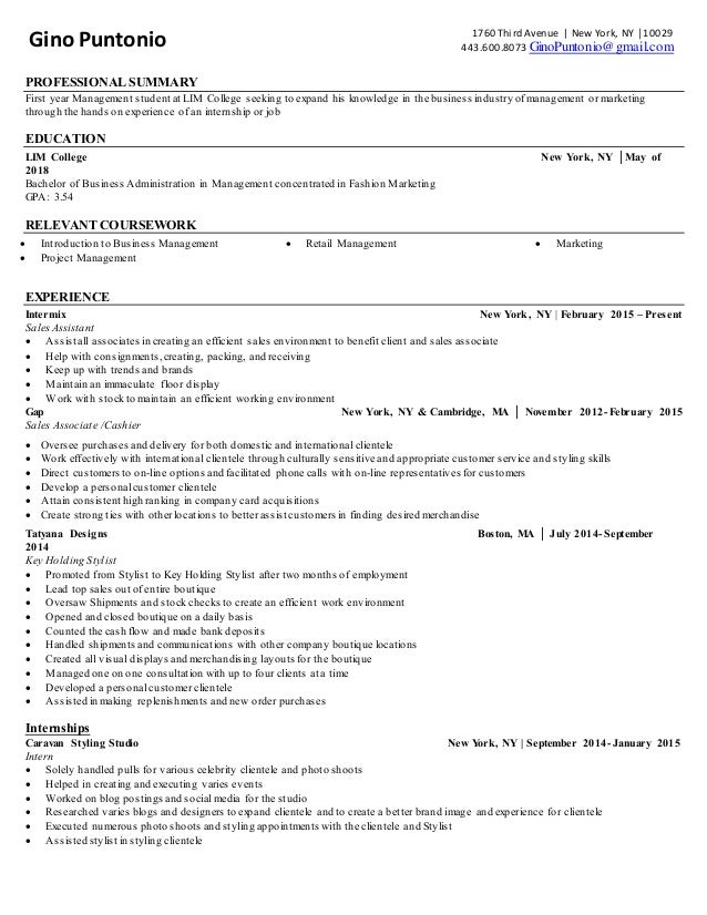 resume styling