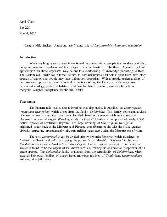 How to start a biology paper